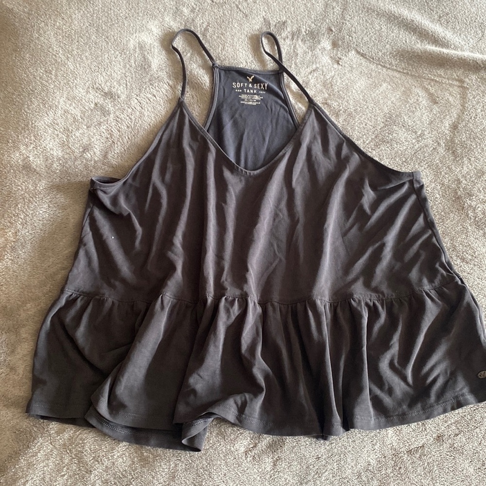 Flowy racer back tank